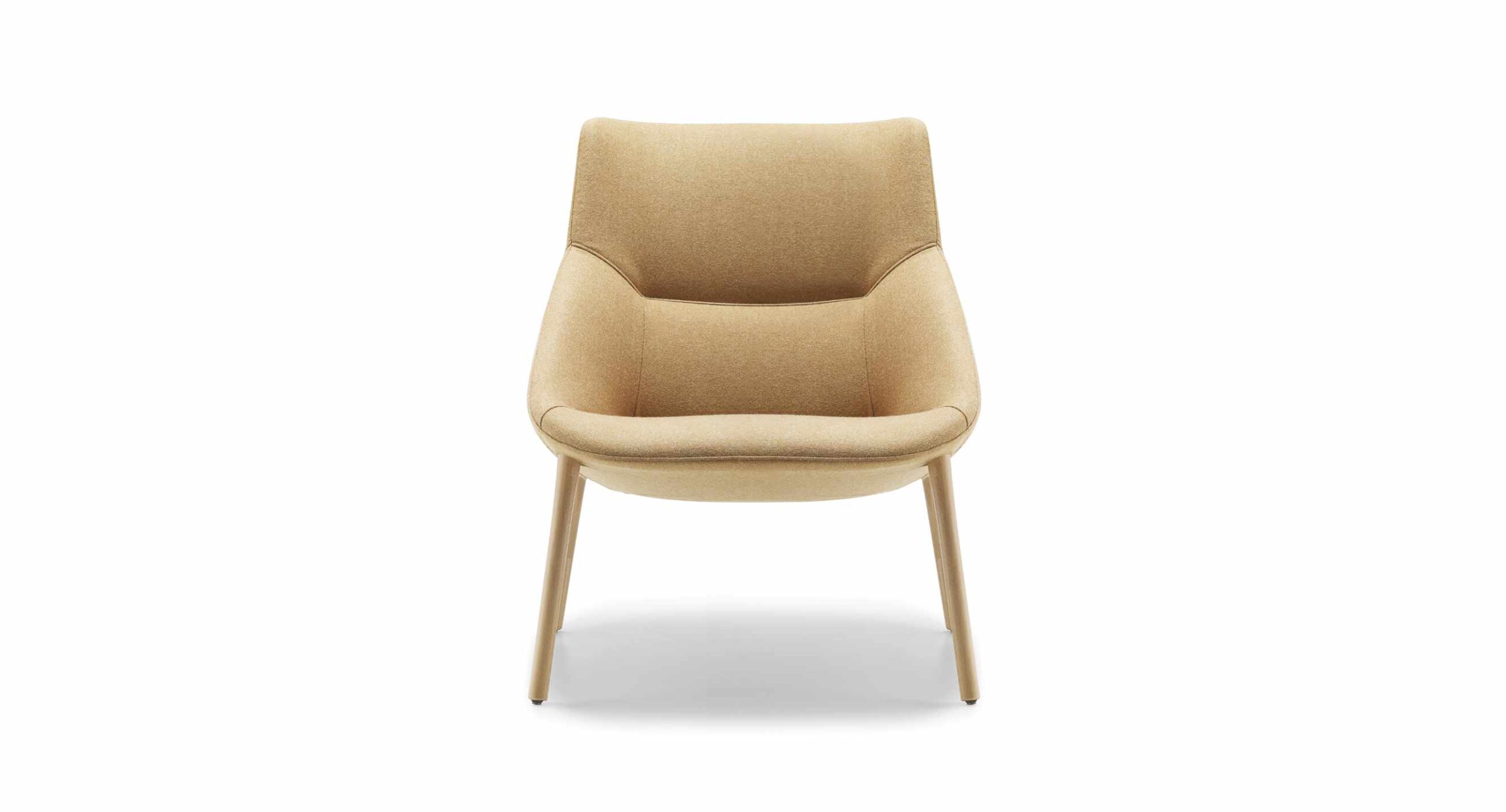 Bow seating collection featuring a continuous curved silhouette that balances sculptural presence and everyday comfort in contemporary interior spaces.