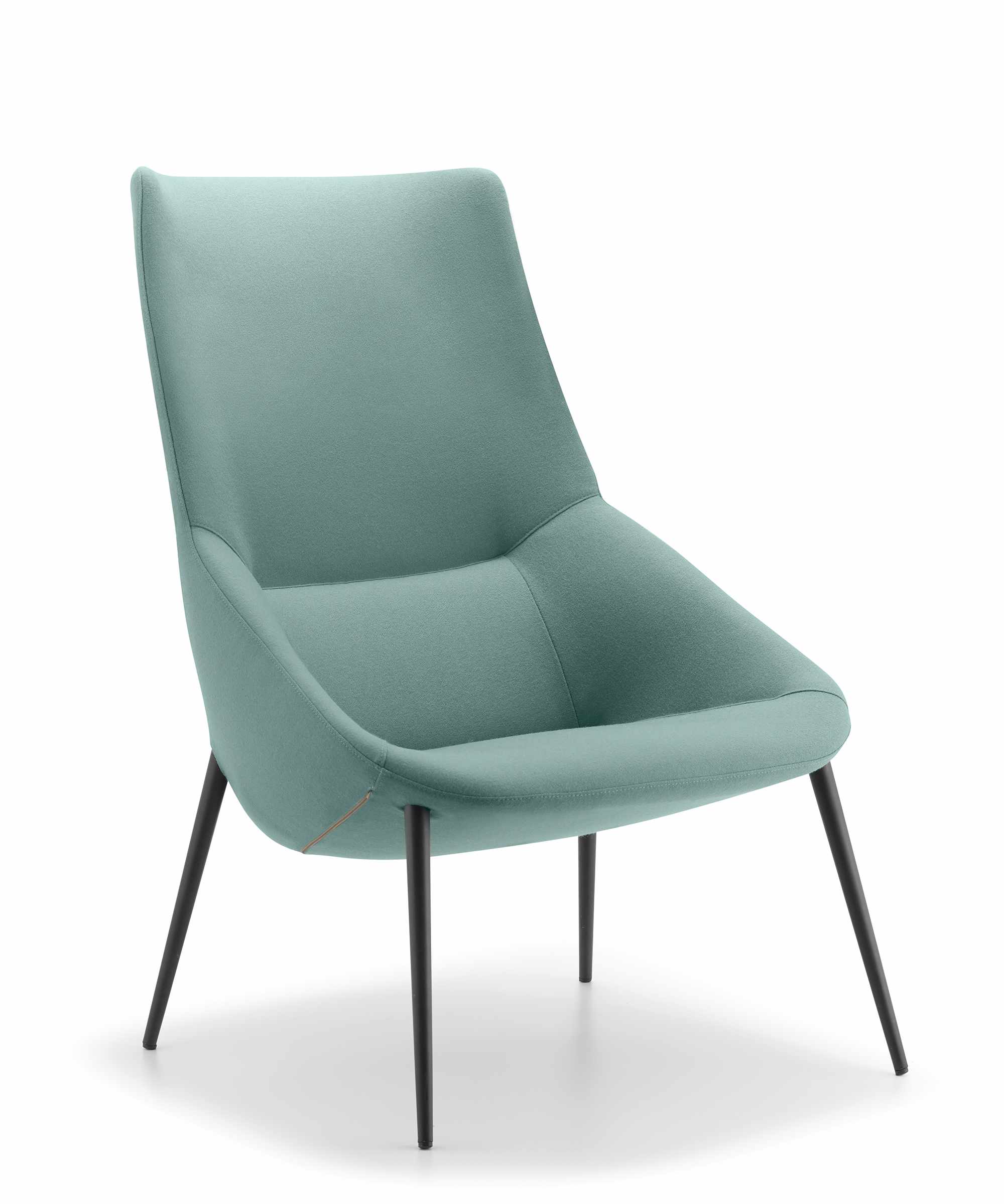 Bow seating collection featuring a continuous curved silhouette that balances sculptural presence and everyday comfort in contemporary interior spaces.