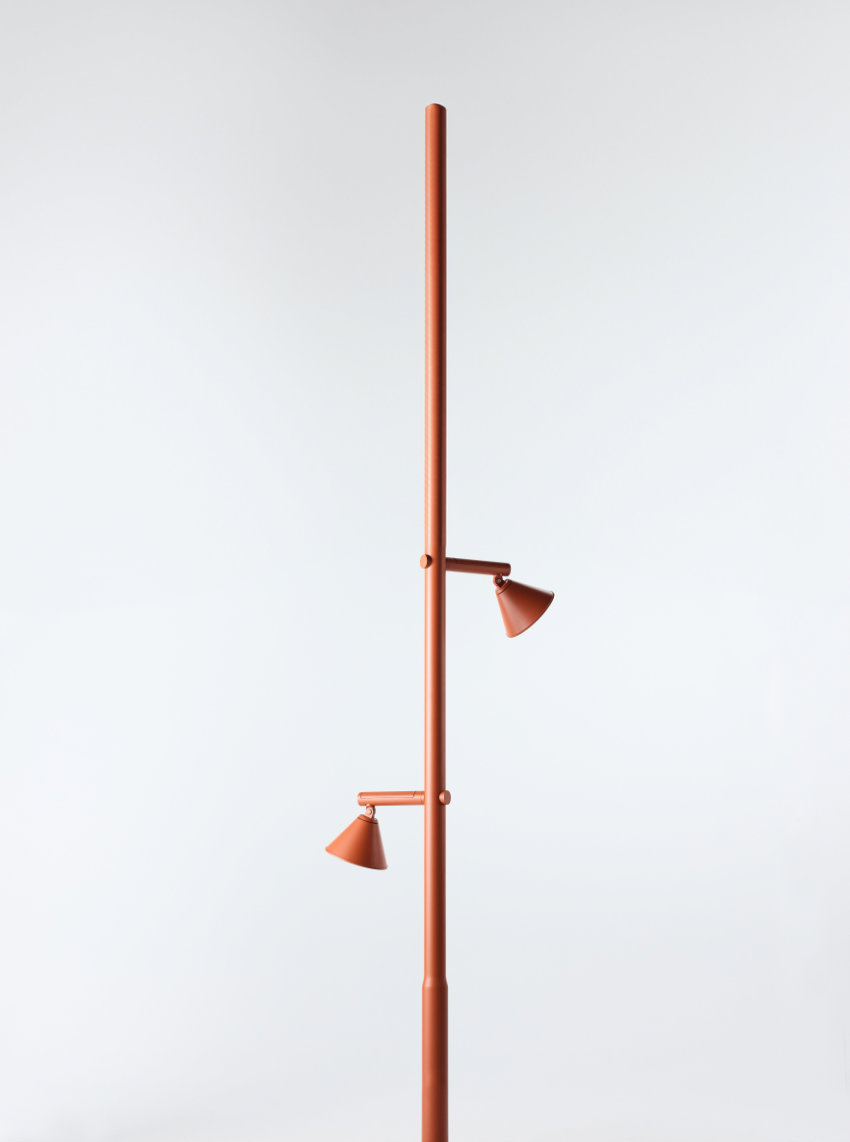 Moment streetlight, minimalist urban lighting design with a slim vertical profile