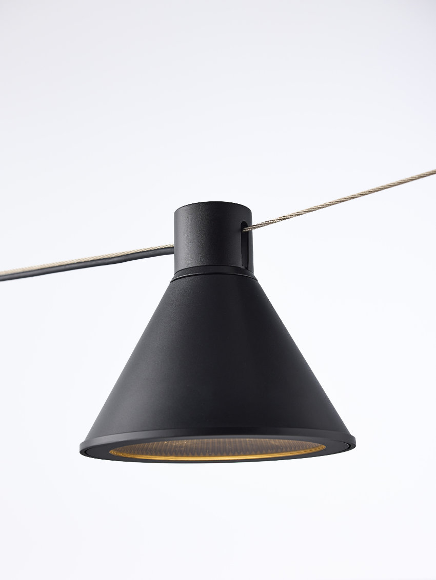 Moment streetlight, minimalist urban lighting design with a slim vertical profile