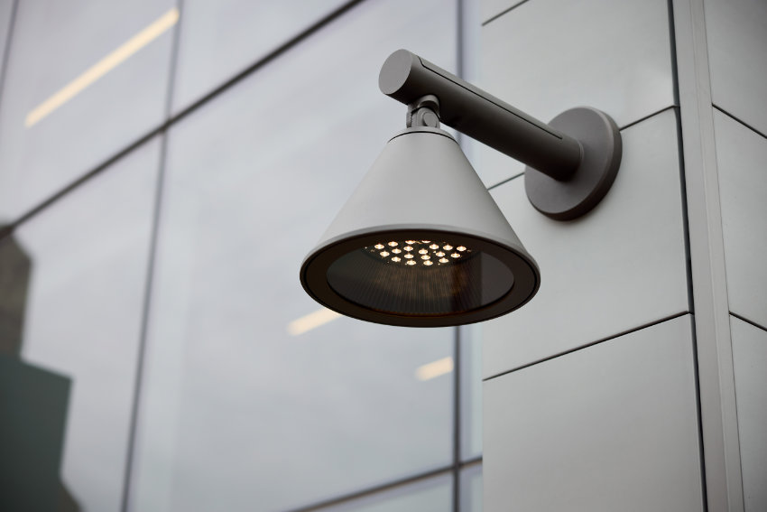 Moment streetlight, minimalist urban lighting design with a slim vertical profile