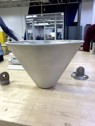 Moment streetlight, minimalist urban lighting design with a slim vertical profile