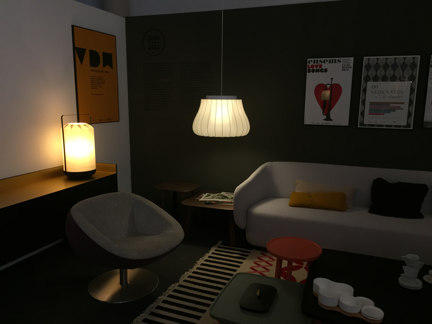 Installation view of 30 ADCV exhibition presenting a curated selection of contemporary design works