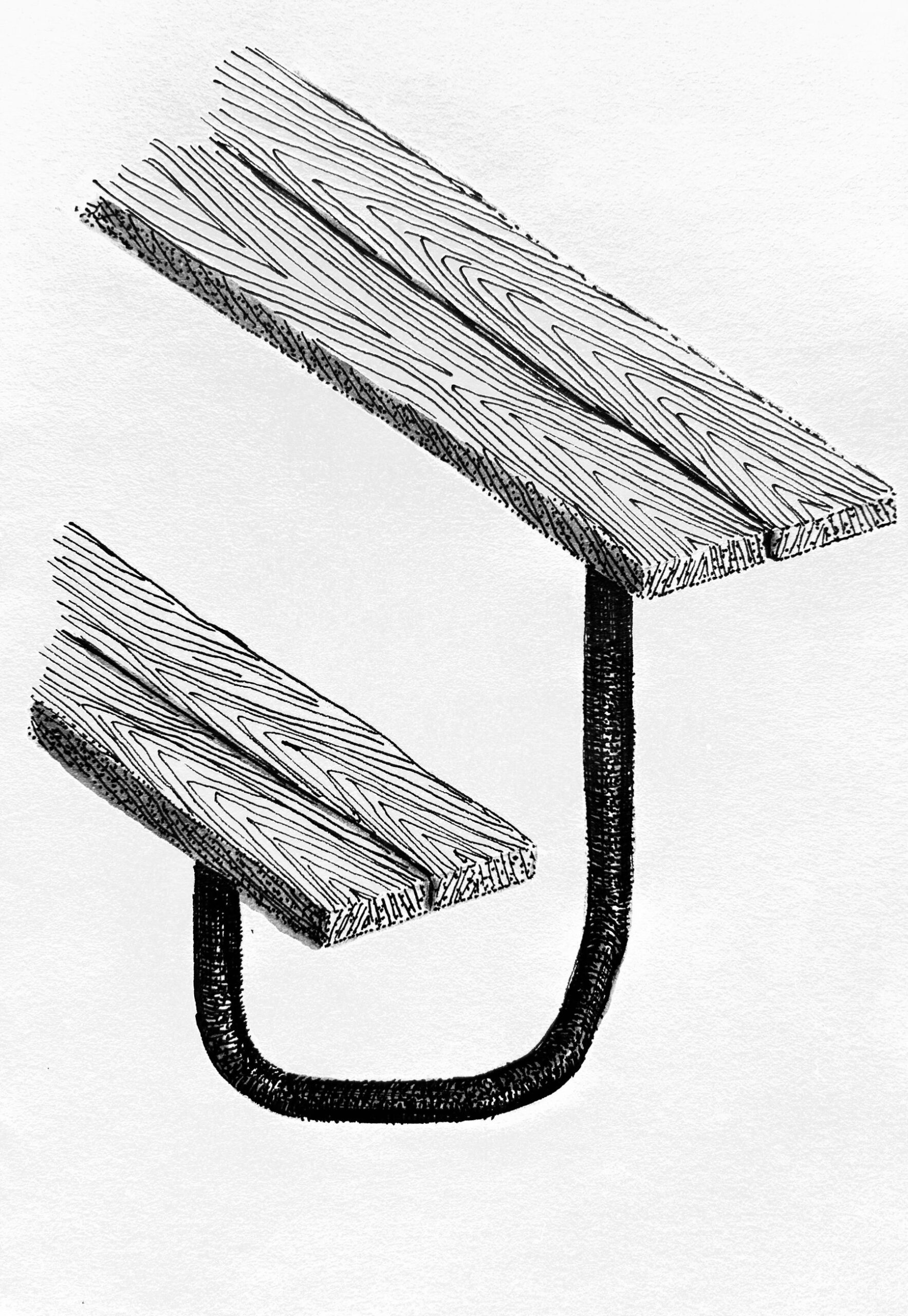 Modular outdoor bench and picnic table with refined geometry and flexible configurations designed for public space