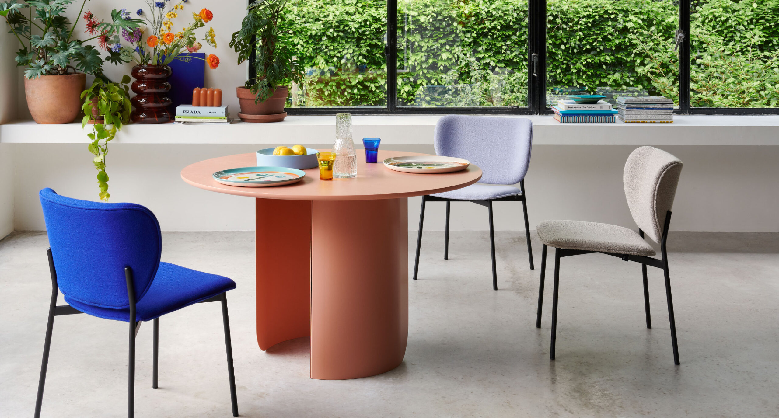 Eve Dining Chair in contemporary dining interior