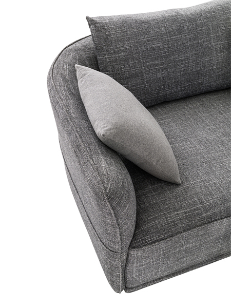 Fil sofa in contemporary interior showing slender profile and balanced form