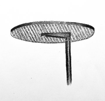 Fungi urban bench with sculptural, rounded form integrated in public space
