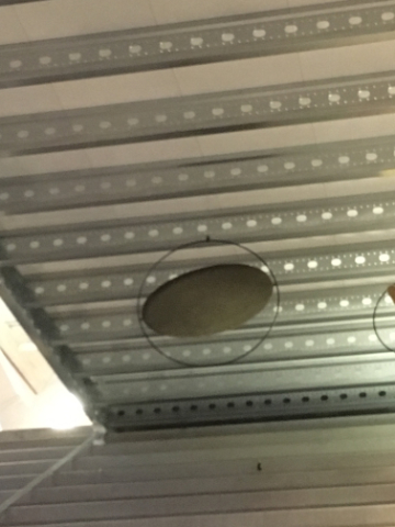 Lunar acoustic panel with rhythmic surface in contemporary interior