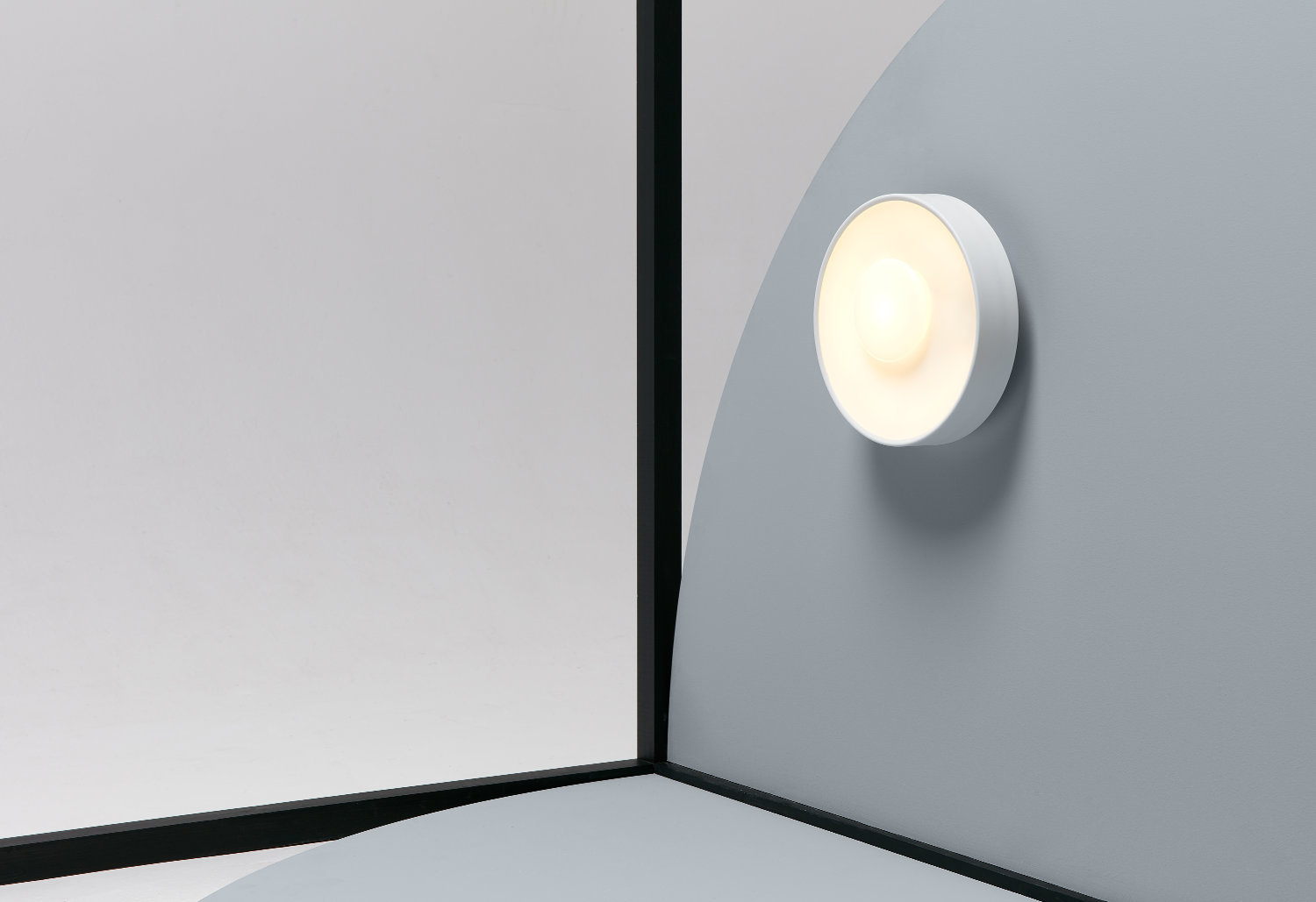 Sun lamp by Yonoh for Marset with layered materials reflecting light