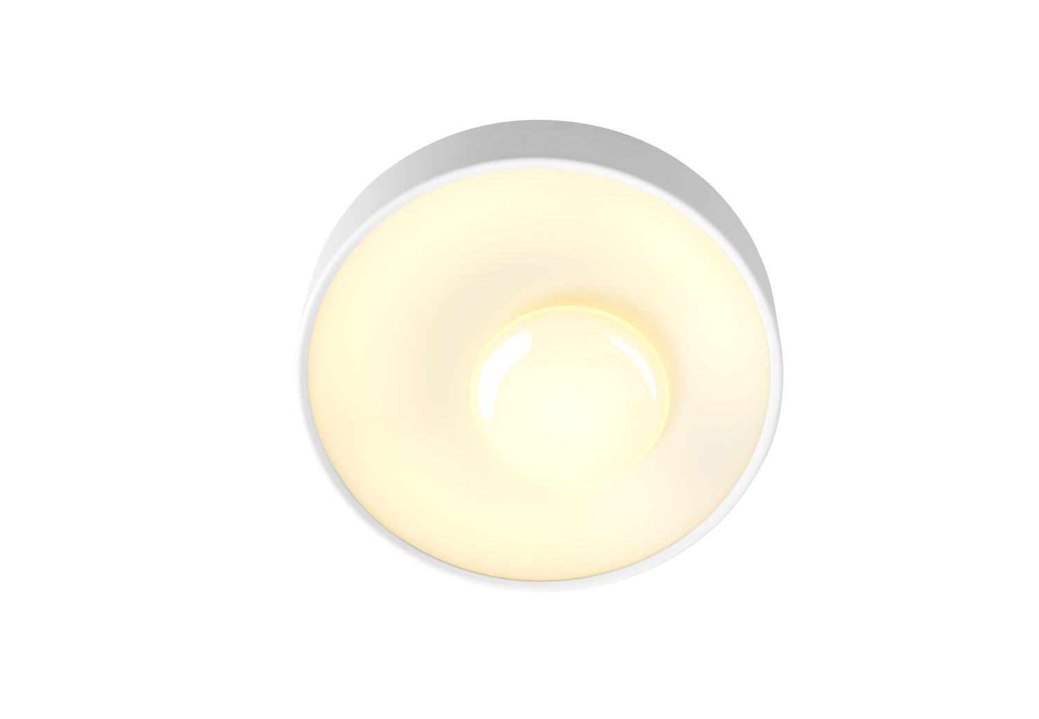 Sun lamp by Yonoh for Marset with layered materials reflecting light