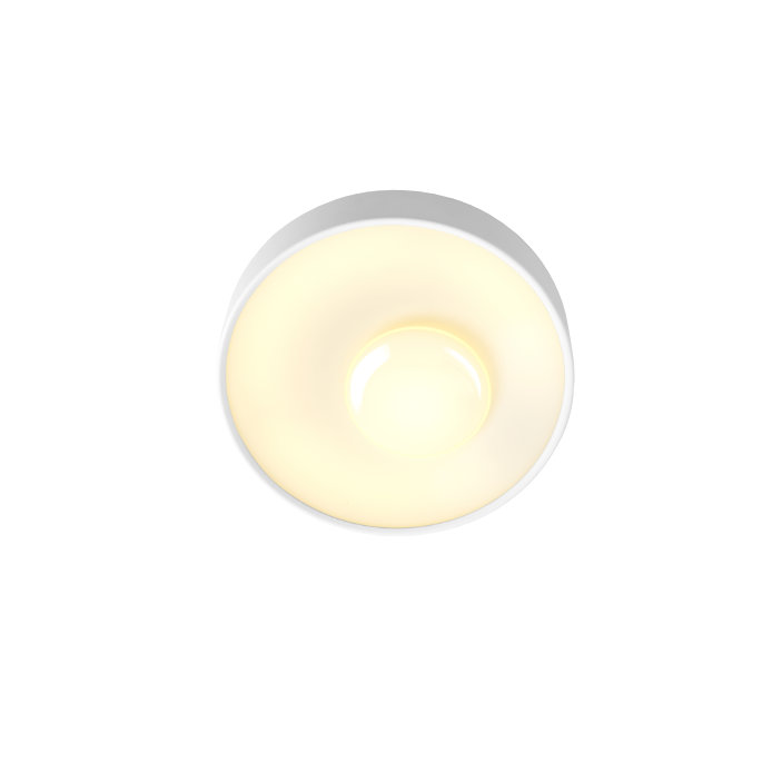 Sun lamp by Yonoh for Marset with layered materials reflecting light