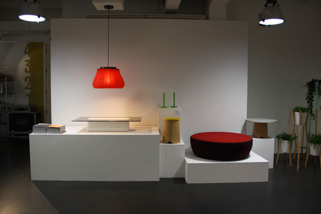 Installation view of the Wallpaper New Wave 2011 exhibition at William Road Gallery in London