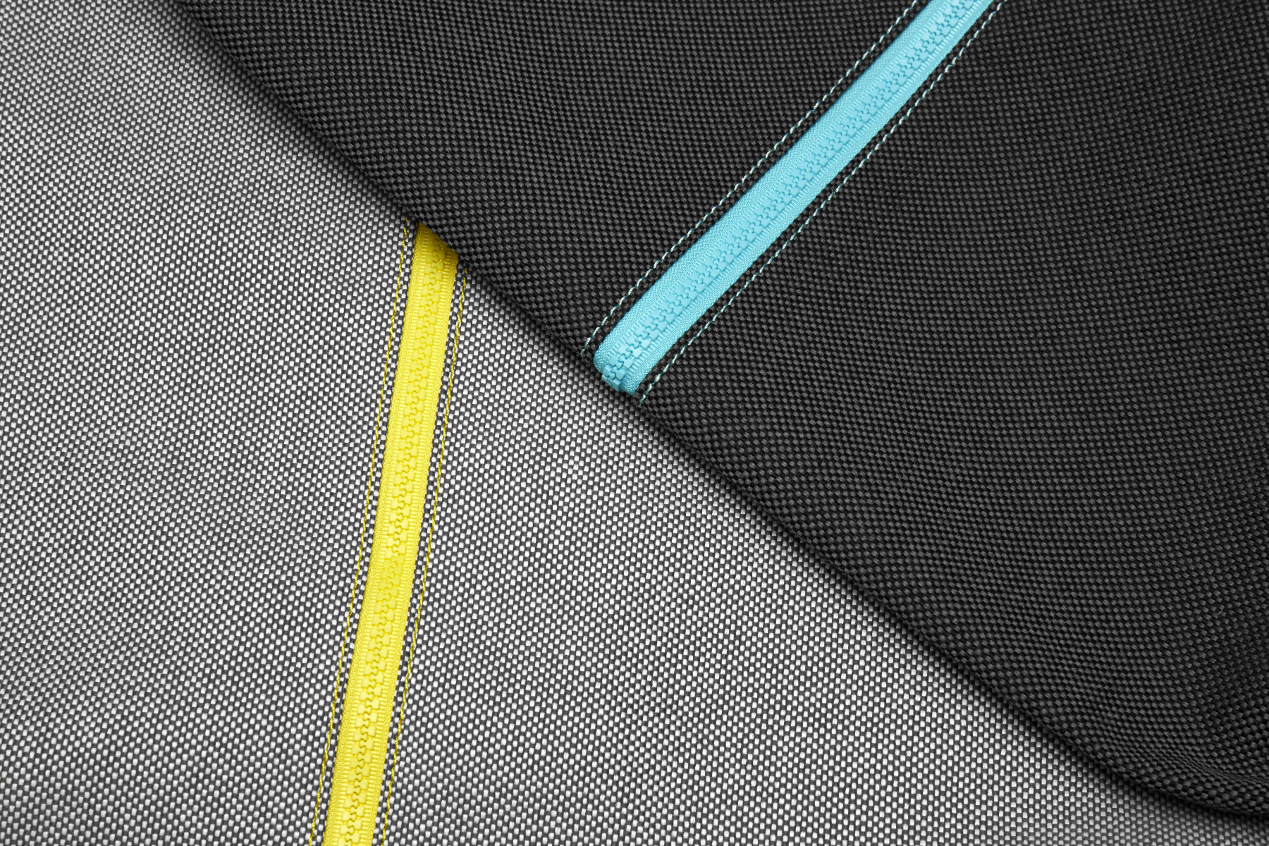 Ori pouf with soft organic silhouette in contemporary interior